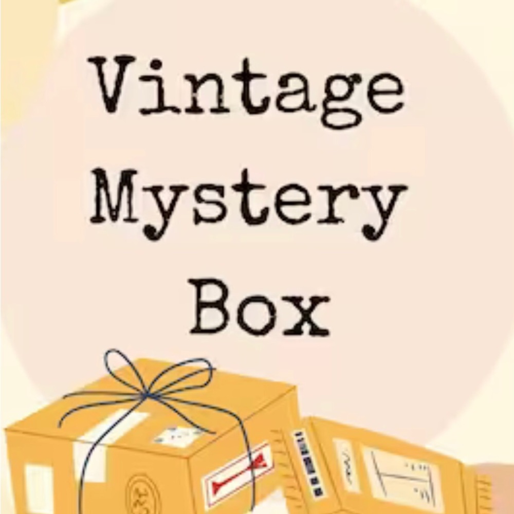Vintage mystery box that will contain 7-10 vintage items - not clothing